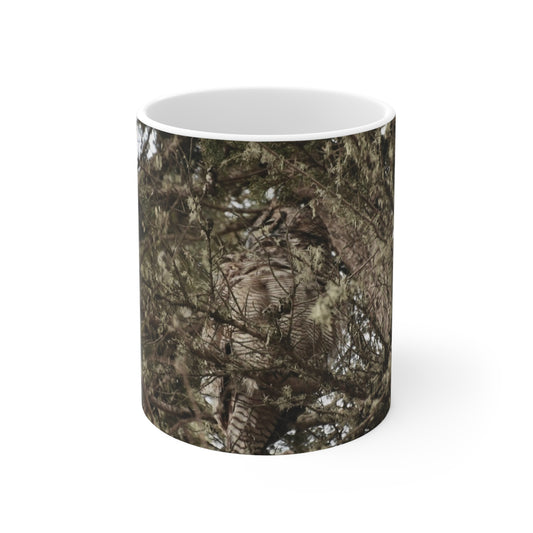 Great Horned Owl Ceramic Mug 11oz