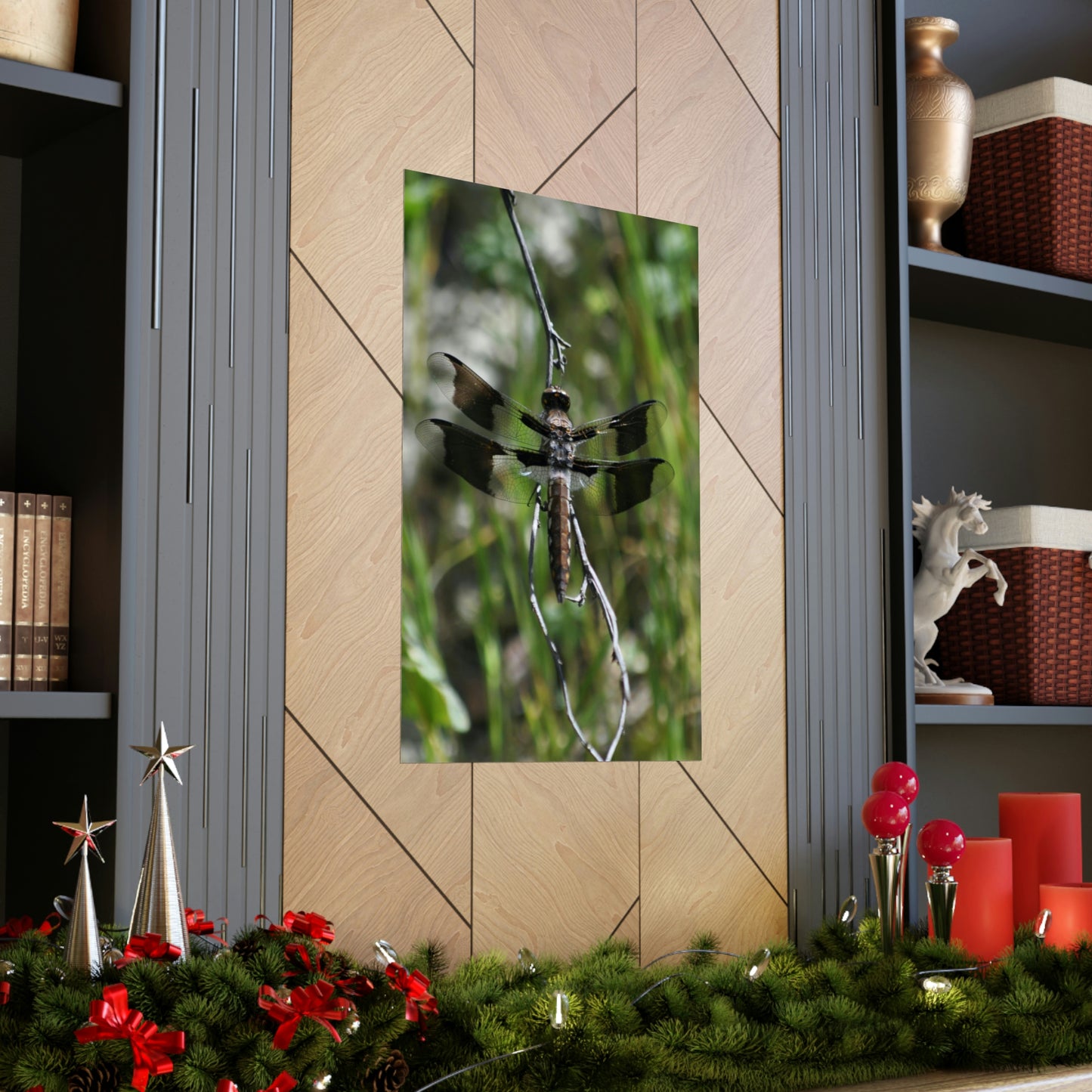 Common Whitetail Dragonfly Poster