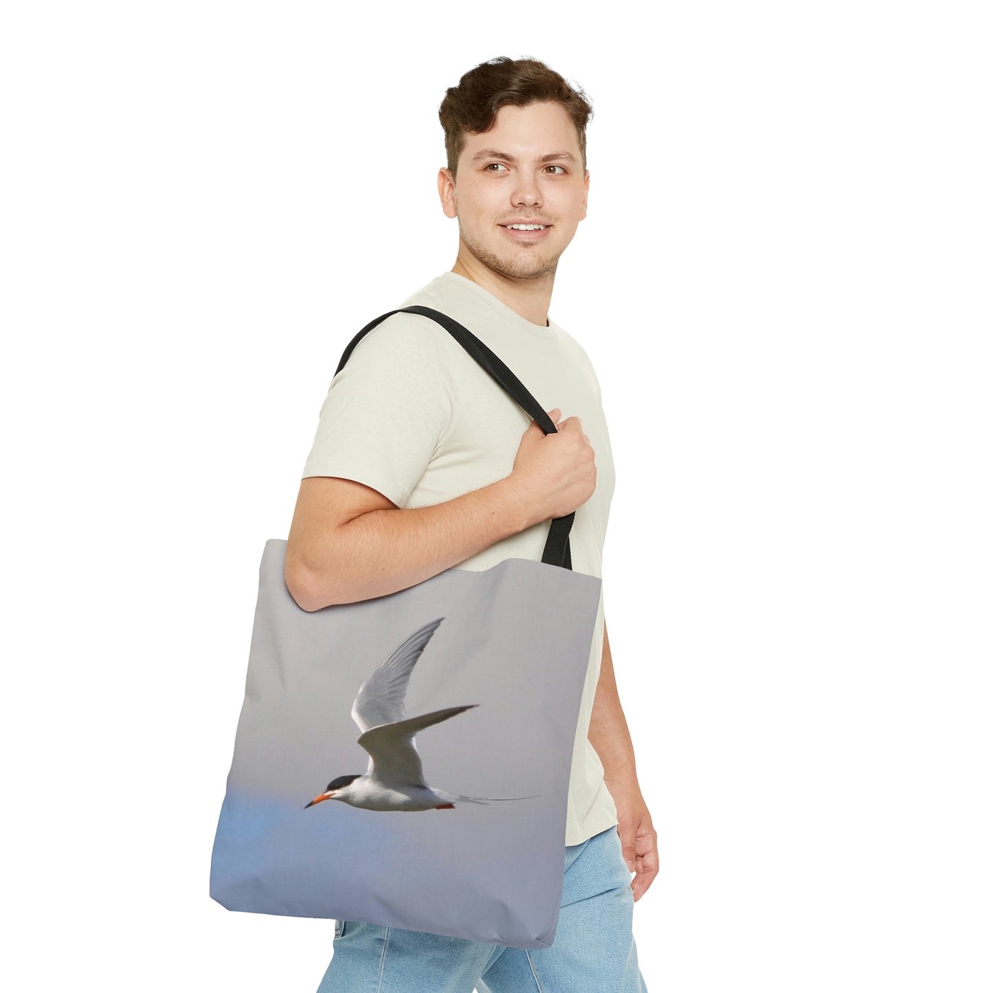 Tote Bag W/ common tern on it